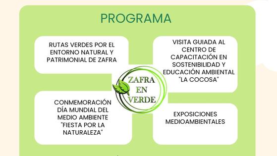 El programa medioambiental 'Zafra en Verde' vuelve con muchas y novedosas actividades