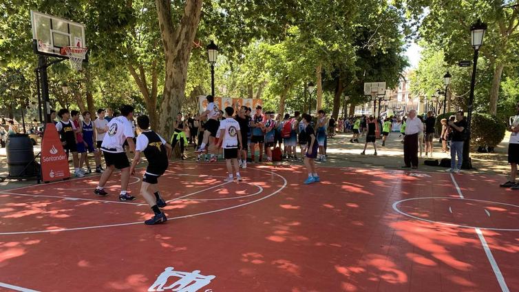 Récord de participación en el Street Basket 2023 Tour que se ha iniciado en Zafra