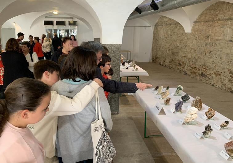 Una interesante exposición de minerales puede visitarse en la Sala Las Tenerías hasta el viernes