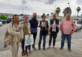 Algunos de los miembros de la formación durante la campaña