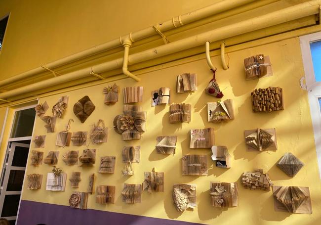 Exposición de libros intervenidos