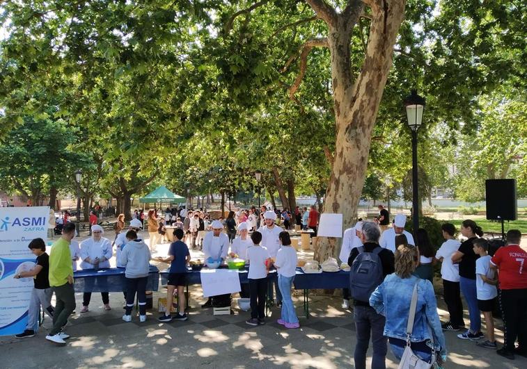 Distintos talleres se sucedieron durante la mañana