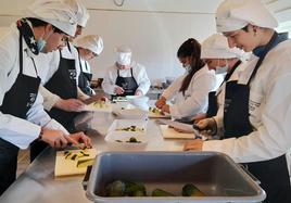 Los jóvenes durante el curso