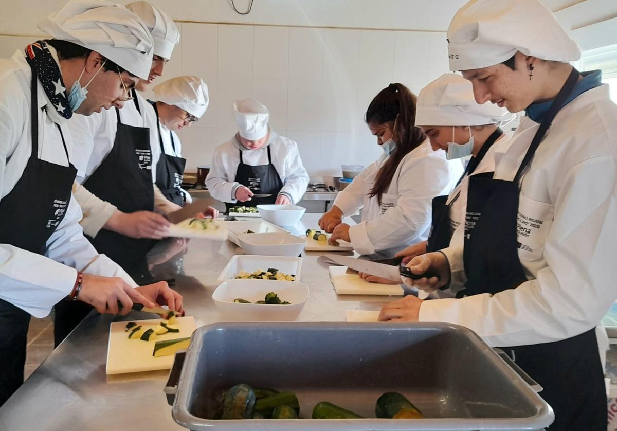 Los jóvenes durante el curso