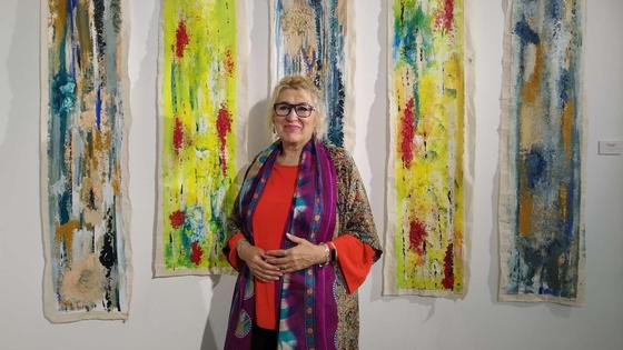 Eva Grande presentó su exposición 'Nada es lo que parece, el entendimiento'