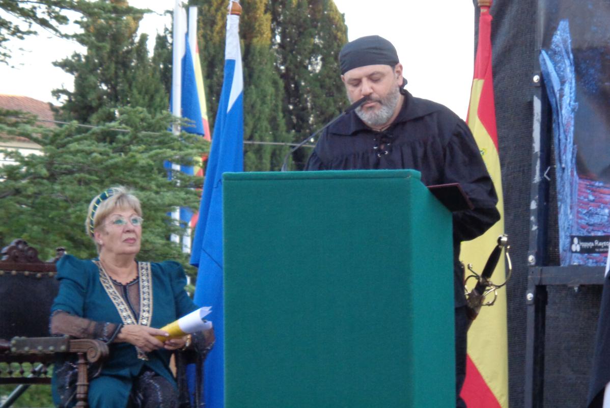 José Mª Romero durante su pregón