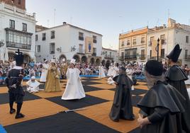 Una escena de la partida de ajedrez