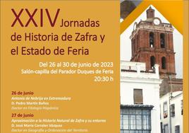 Cartel anunciador de las jornadas de historia