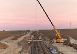 Obras que realiza Adif en la línea entre Zafra y Huelva