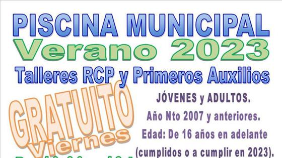Los jóvenes y adultos podrán aprender primeros auxilios en la piscina de verano
