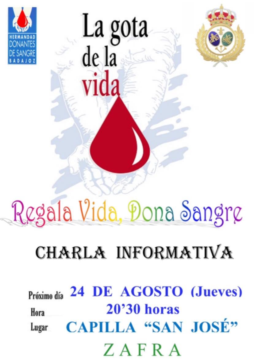 La Hermandad del Nazareno organiza una charla sobre donaciones de sangre, plasma y médula