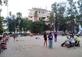Los juegos se desarrollaron en el Parque de la Paz