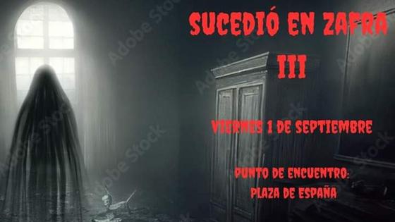 Mutis por el Foro organiza 'Sucedió en Zafra III' con nuevas historias y misterios