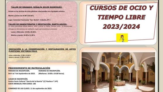 Abierto el plazo de matriculación en los distintos cursos de la Asociación Cultural de Monitores