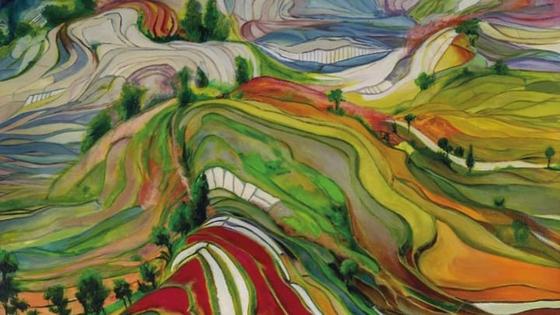 Henar Pérez-Zaballos Guillén nos sumerge en su mundo artístico en la exposición 'Aire, tierra, Agua y Fuego'