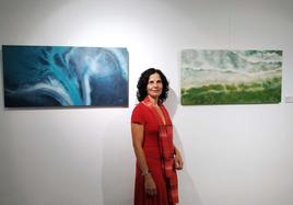 Henar Pérez – Zaballos Guillén en la inauguración de la exposición