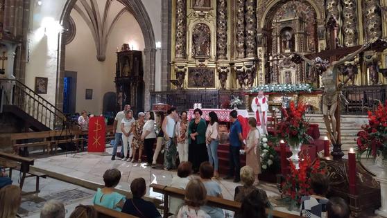 El último día de la Novena del Cristo del Rosario contó con numeroso público