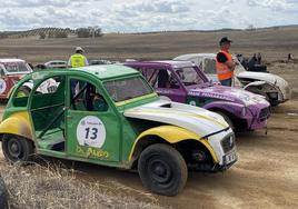 Los 2CV antes de la carrera