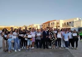 Todos los participantes en la claustua de la Escuela Profesional