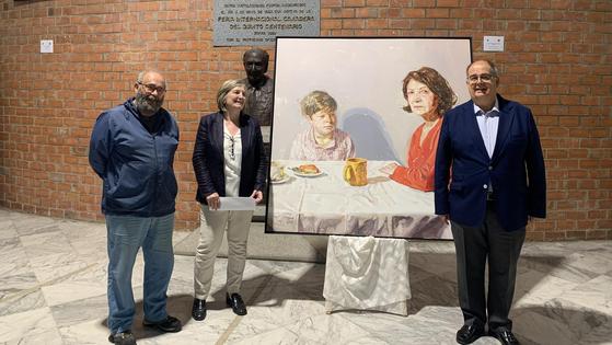 Manuel Reina Infantes gana por segunda vez el Certamen de Pintura de la FIG con 'De Cadmio y Rayas'