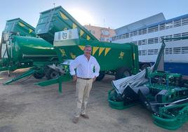 Pedro Nacarino en su exposición de la FIG