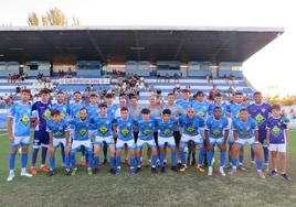 El equipo zafrense al completo en su presetación