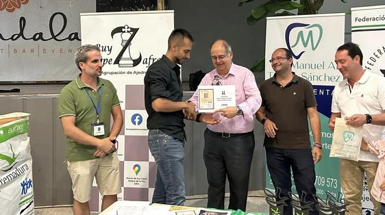 El maestro internacional argentino Tomás ganador del XXXII Torneo de Ajedrez 'Ciudad de Zafra'