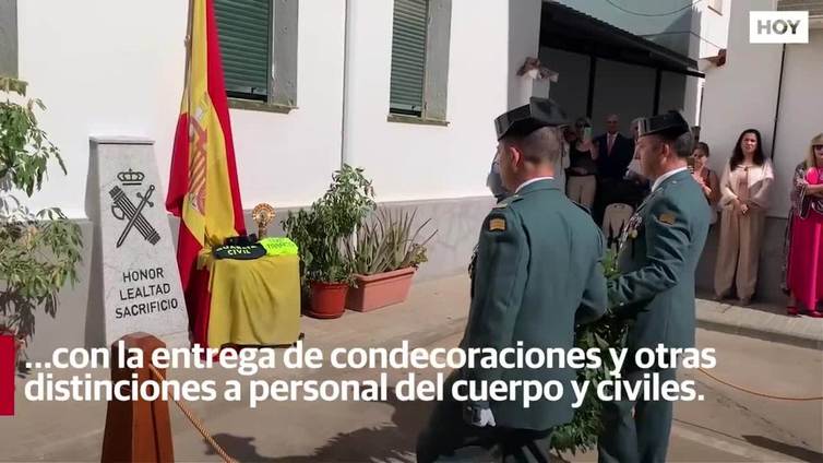 Acto de la Guardia Civil en Zafra