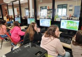 Algunas de las alumnas durante el taller