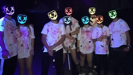 Pequeños y mayores lo pasaron de miedo en la II Noche del Terror de AOEX