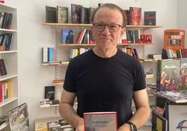 Felix Ortiz durante la presentación del libro