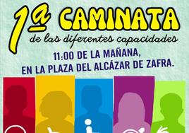 Las nueve entidades que trabajan la discapacidad unidas en la primera Caminata de las diferentes capacidades