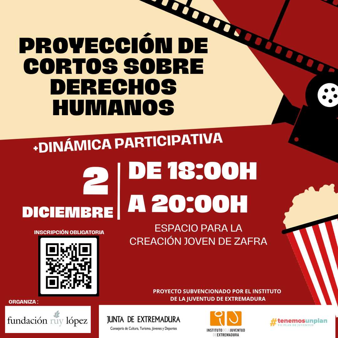 Cartel de la proyección de cortos