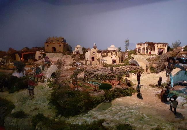 Uno de los belenes que se pude contemplar en Las Tenerías