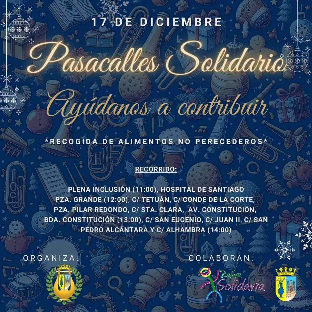 La Banda Municipal de Música vuelve a recorrer las calles para recoger alimentos