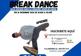 Los jóvenes podrán aprender Break Dance en el Espacio para la Creación Joven