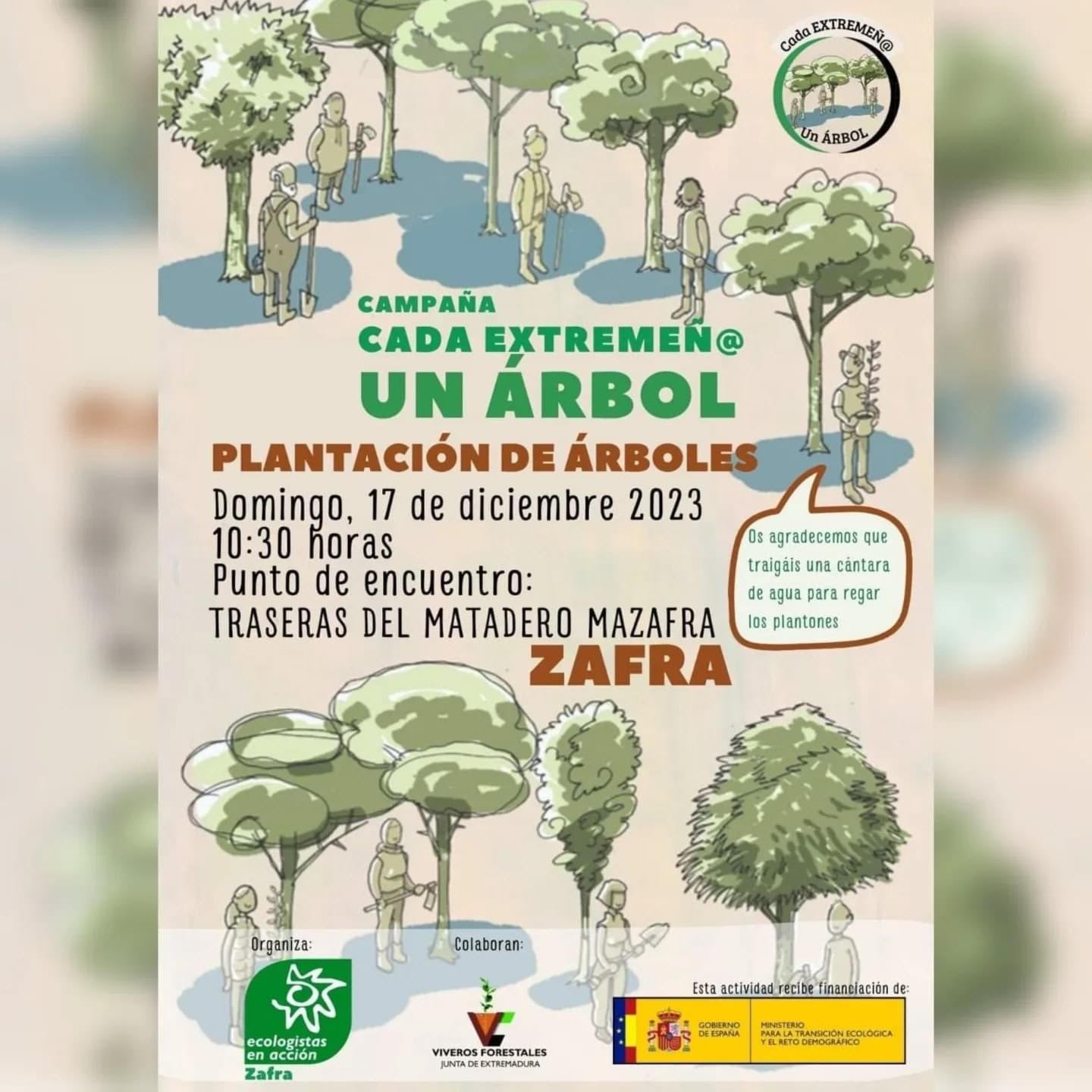 Ecologistas en Acción organiza una plantación de árboles para este domingo