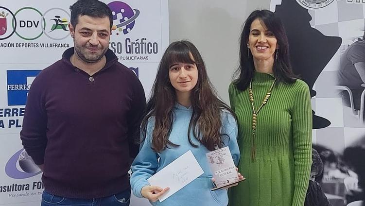 La campeona de Extremadura Pilar Díaz del Ruy López vence en el II Torneo Femenino 'Movemos por la Igualdad'