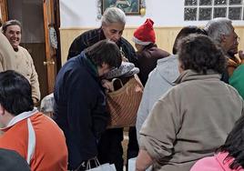 Entrega de regalos y sorpresas