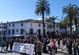 Concentración por la recuperación del tren de la Vía de la Plata