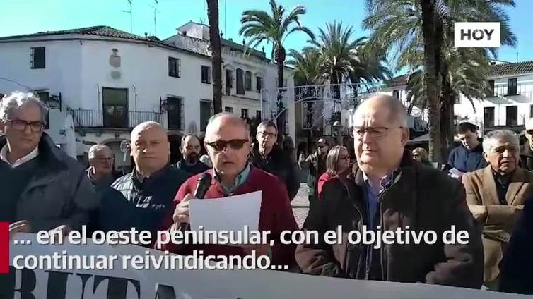 Zafra reivindica el Tren Ruta de la Plata