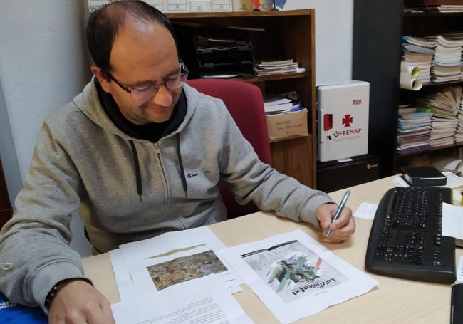 El concejal en la presentación del final de la vuelta en Zafra