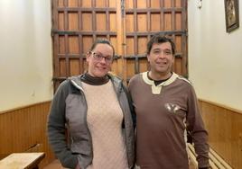 Sandra Bermejo y Juan Manuel Coronado, responsables albergue San Francisco