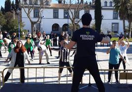 Una de las sesiones de la actividad