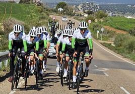 El equipo en uno de sus entrenamientos