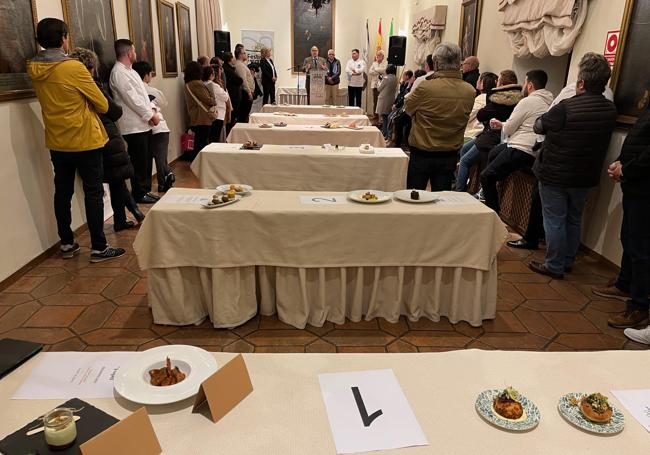 La tapas fueron rpesentadas este mismo día