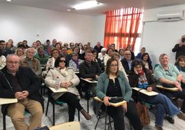 Algunos de los asistentes a la reunión