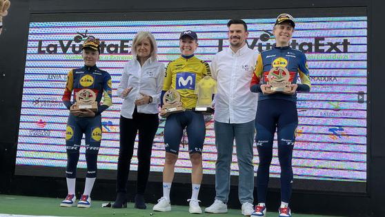 La holandesa Mareille Meijering se proclama en Zafra vencedora de la Vuelta Ciclista a Extremadura Femenina