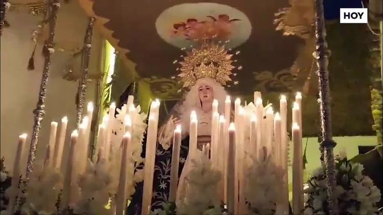 Cierre del Domingo de Ramos en Zafra con la Oración en el Huerto y el Corazón Doloroso de María