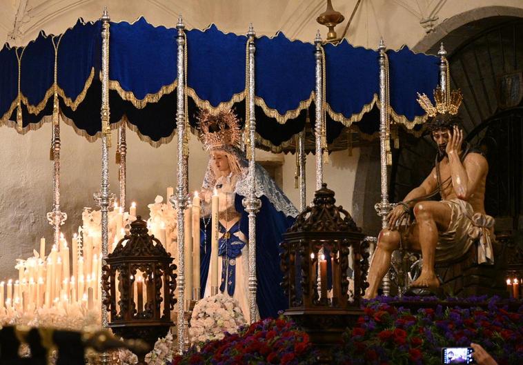 El Cristo y la Virgen en La Candelaria, una estampa inédita